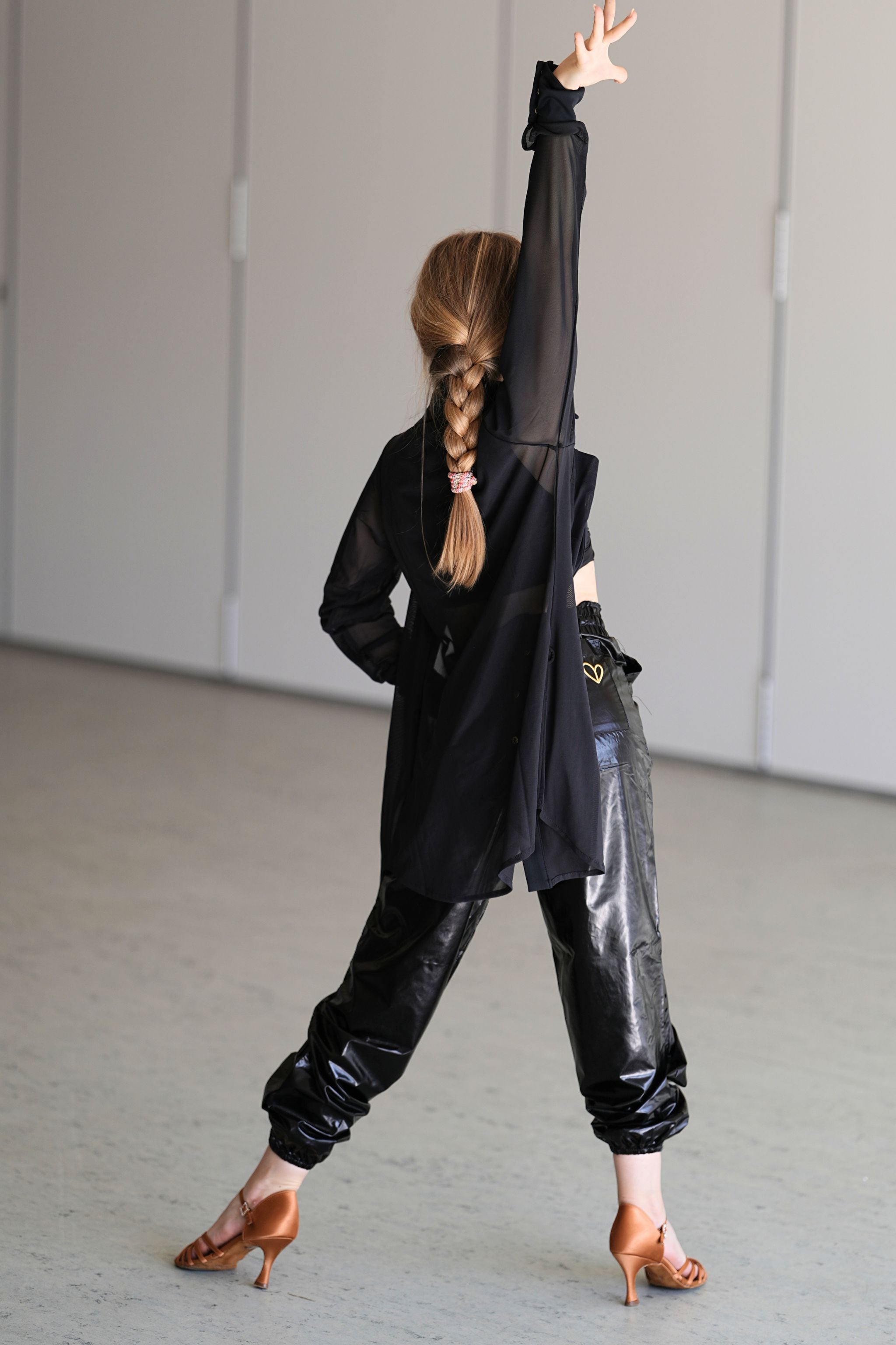 Alba Shirt Dress - KIDS - Black