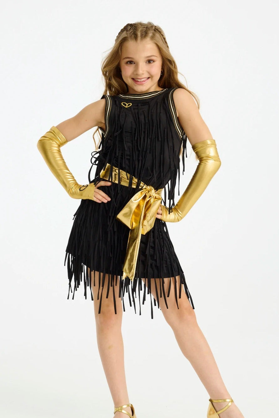 Amelia Gloves - Kids - Gold