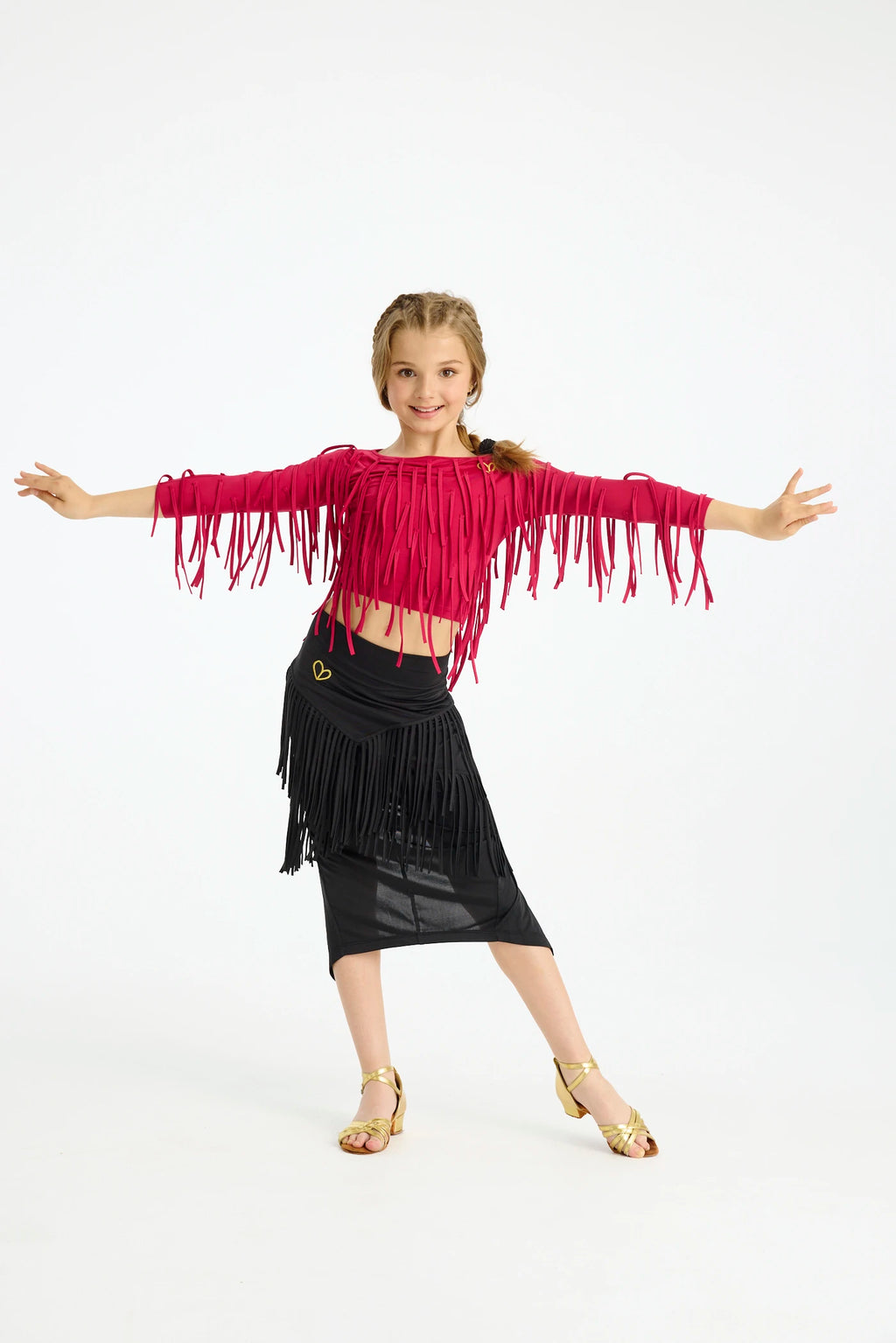 Acasia Top - Kids - Raspberry