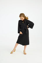Athena Kimono - Kids - Black