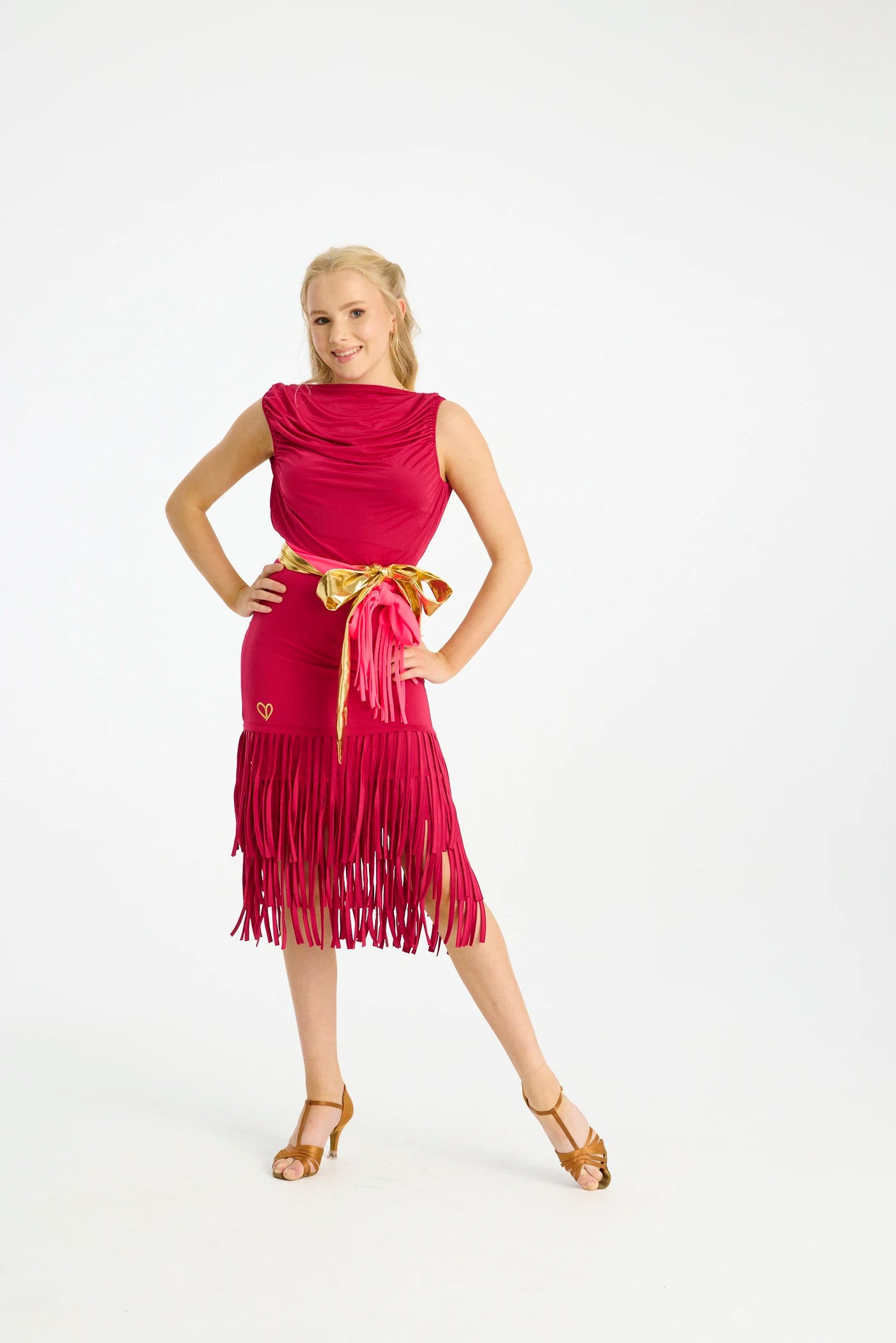 Manisha Dress - Raspberry