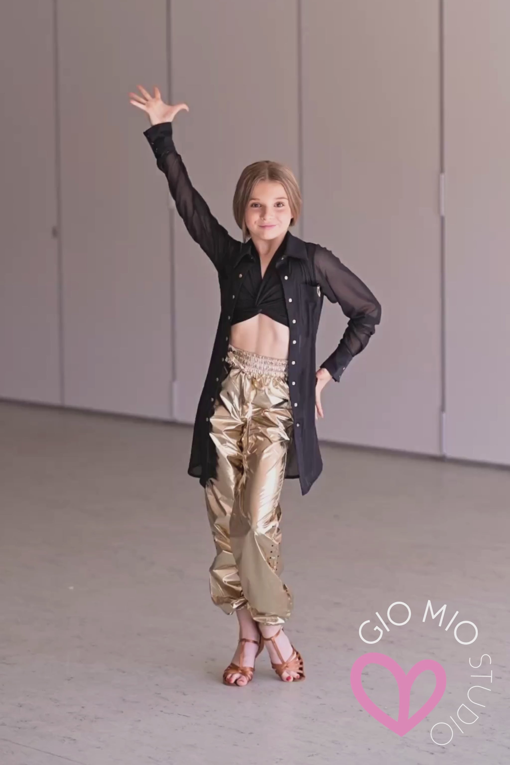 Leah Pants - Kids - Gold